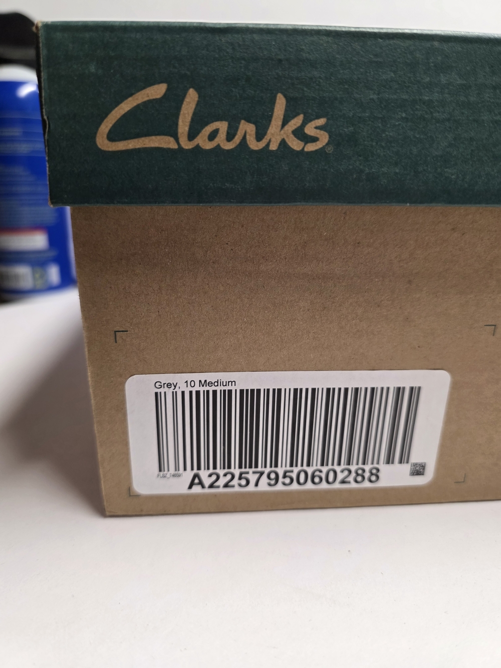 Clarks Brown/Grey Leather & Suede Ankle Boots w/ Buckle *Please Read Description - Picture 9 of 10